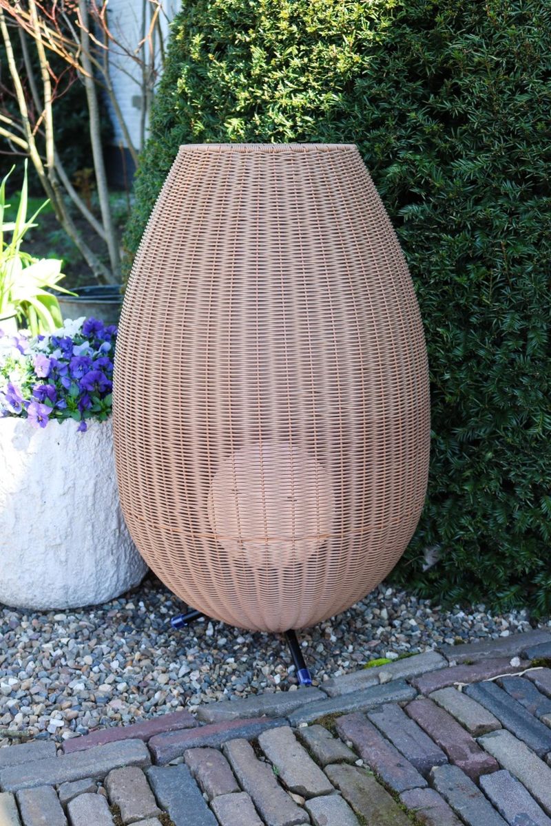 Lucide COLIN IP44 - Nabíjateľná stojaca lampa Vonkajšia - Batéria - LED Dim. - 1x3W 3000K - IP44 - 3 StepDim - Natural